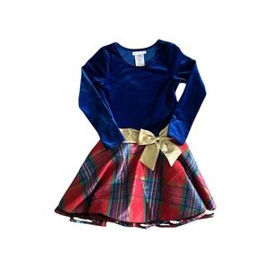 Bonnie Jean Holiday Christmas Dress Size 7